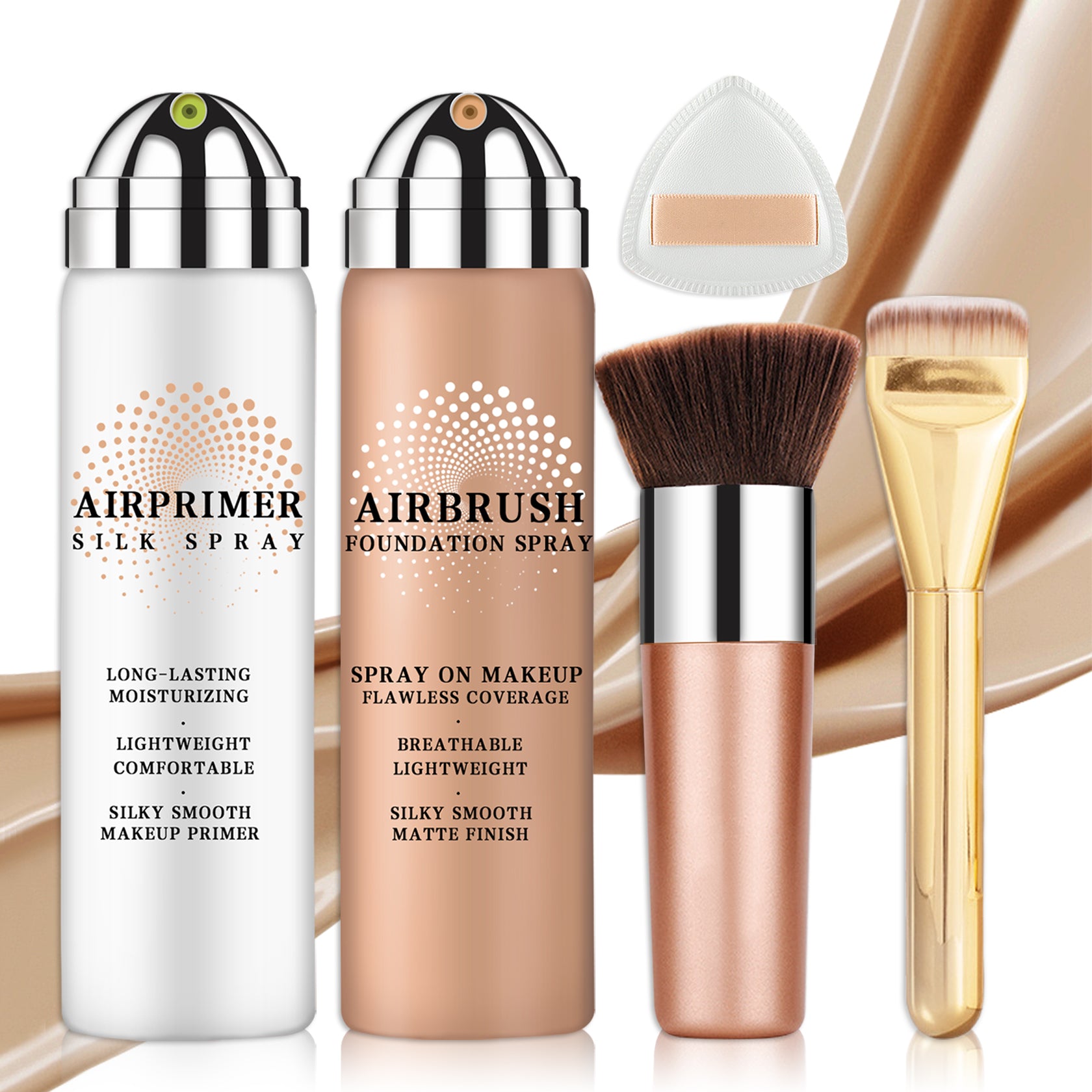 QIUFSSE AirBrush Foundation High Coverage Foundation
