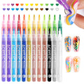 QIUFSSE Colors Nail Art Pens Set
