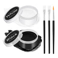QIUFSSE Black And White Oil Face Body Paint Set