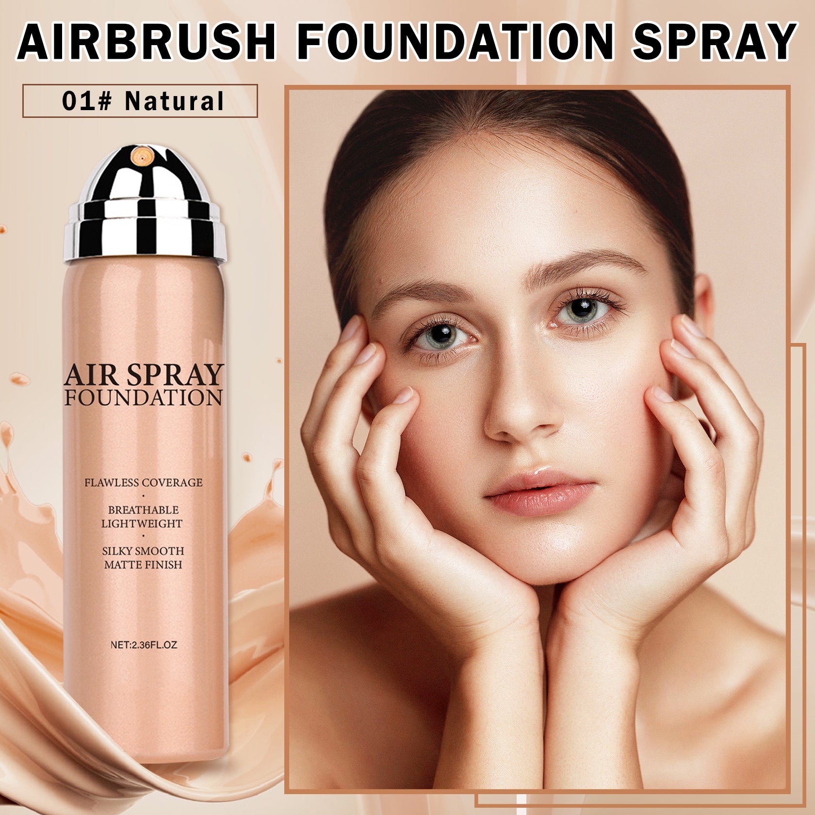 QIUFSSE AirBrush Foundation