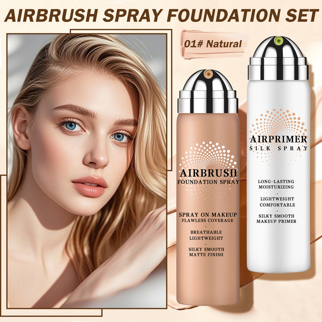 QIUFSSE AirBrush Foundation High Coverage Foundation