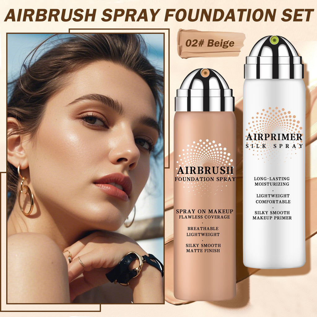 QIUFSSE AirBrush Foundation High Coverage Foundation