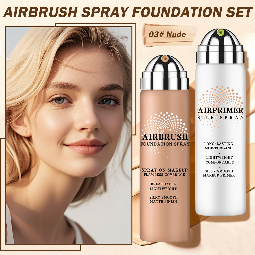 QIUFSSE AirBrush Foundation High Coverage Foundation