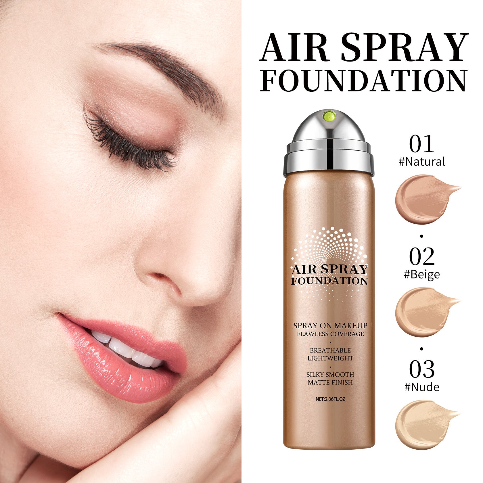 QIUFSSE Airbrush Foundation Spray