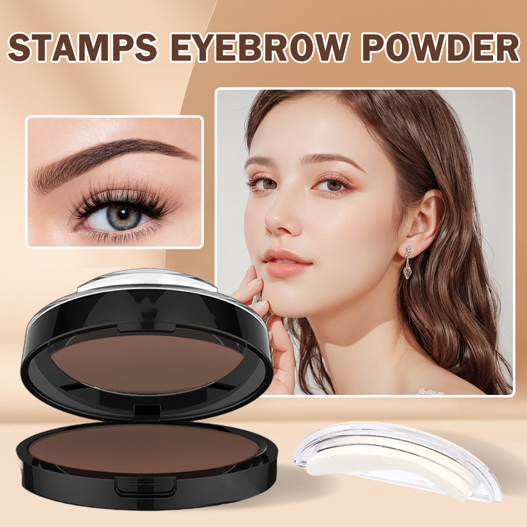 QIUFSSE Eyebrow Stamp (Official) Simone Powder Seal