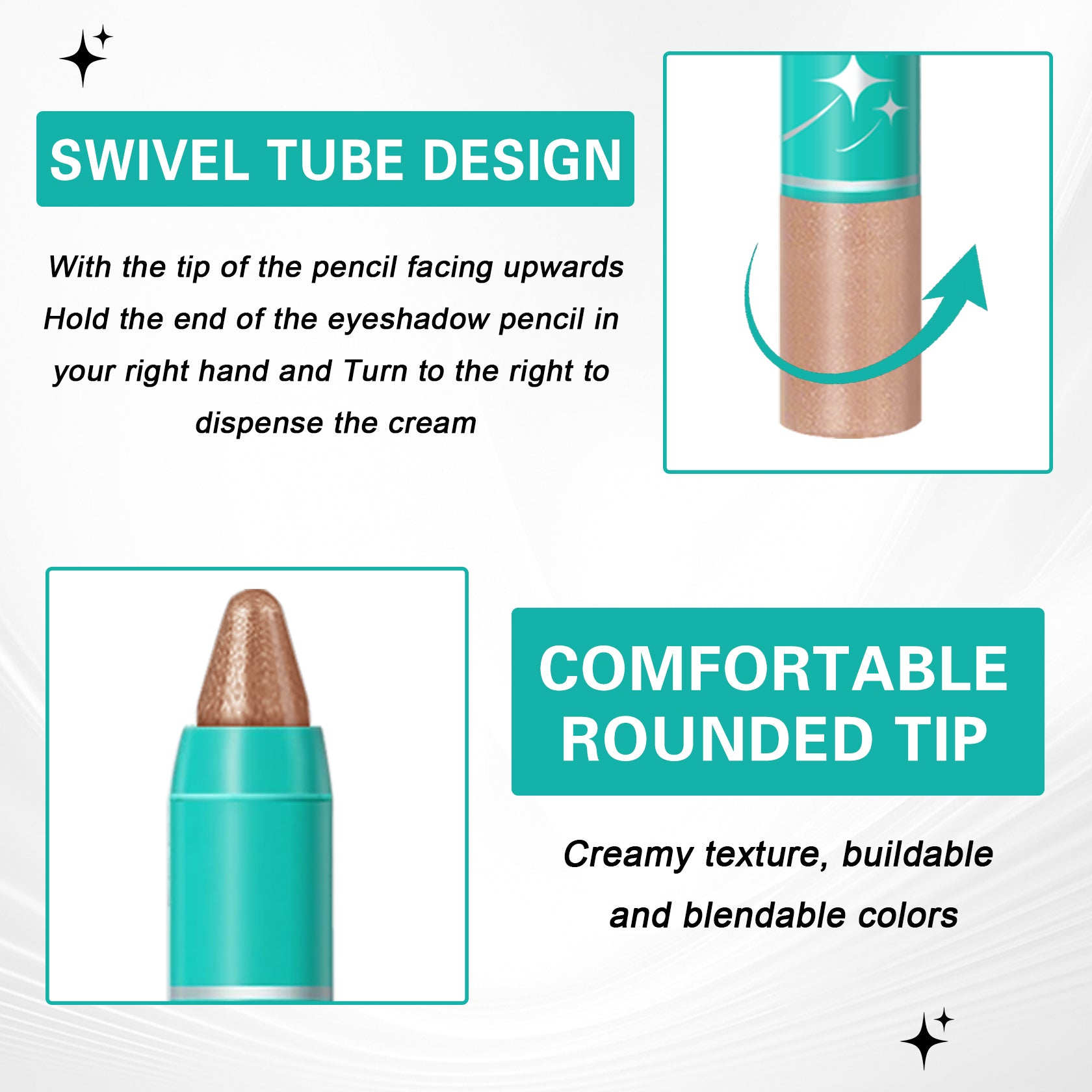 QIUFSSE 8Pcs Eyeshadow Stick