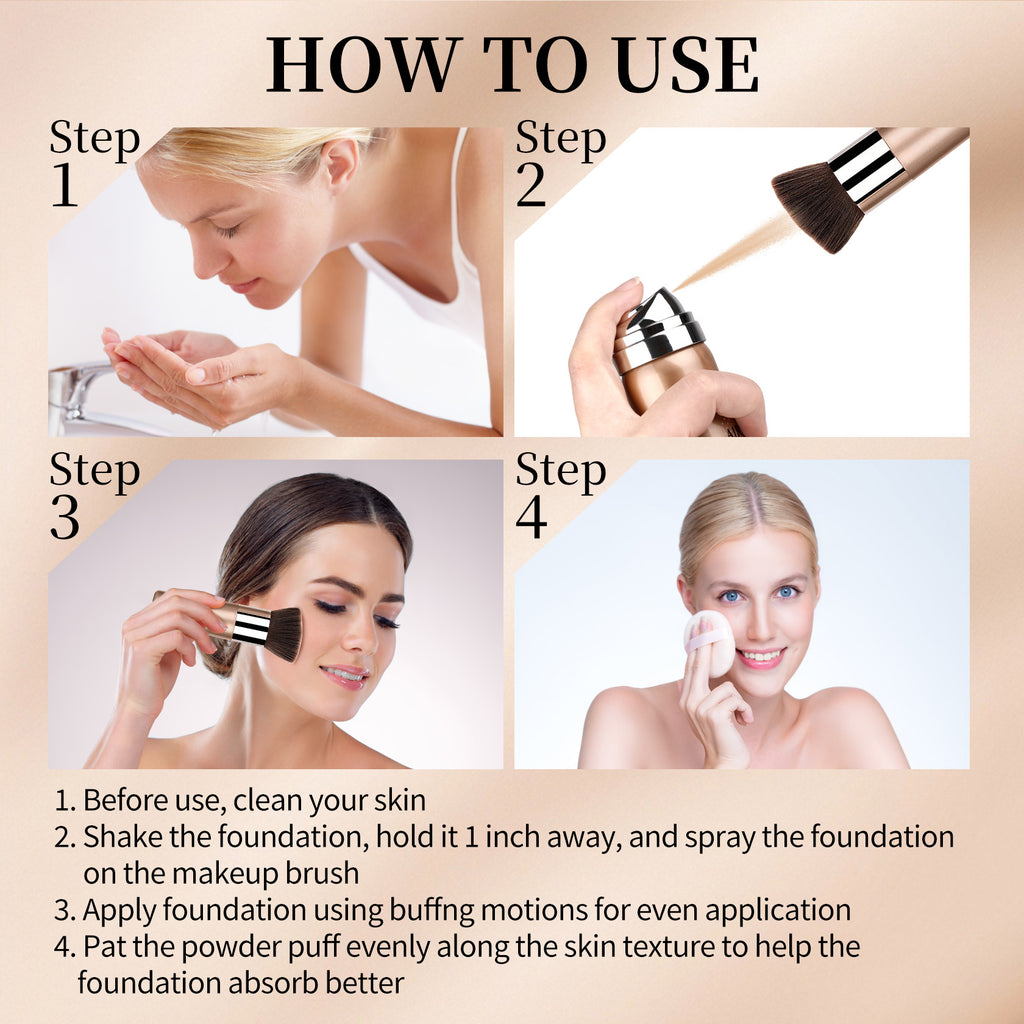 QIUFSSE Magic Minerals AirBrush Foundation