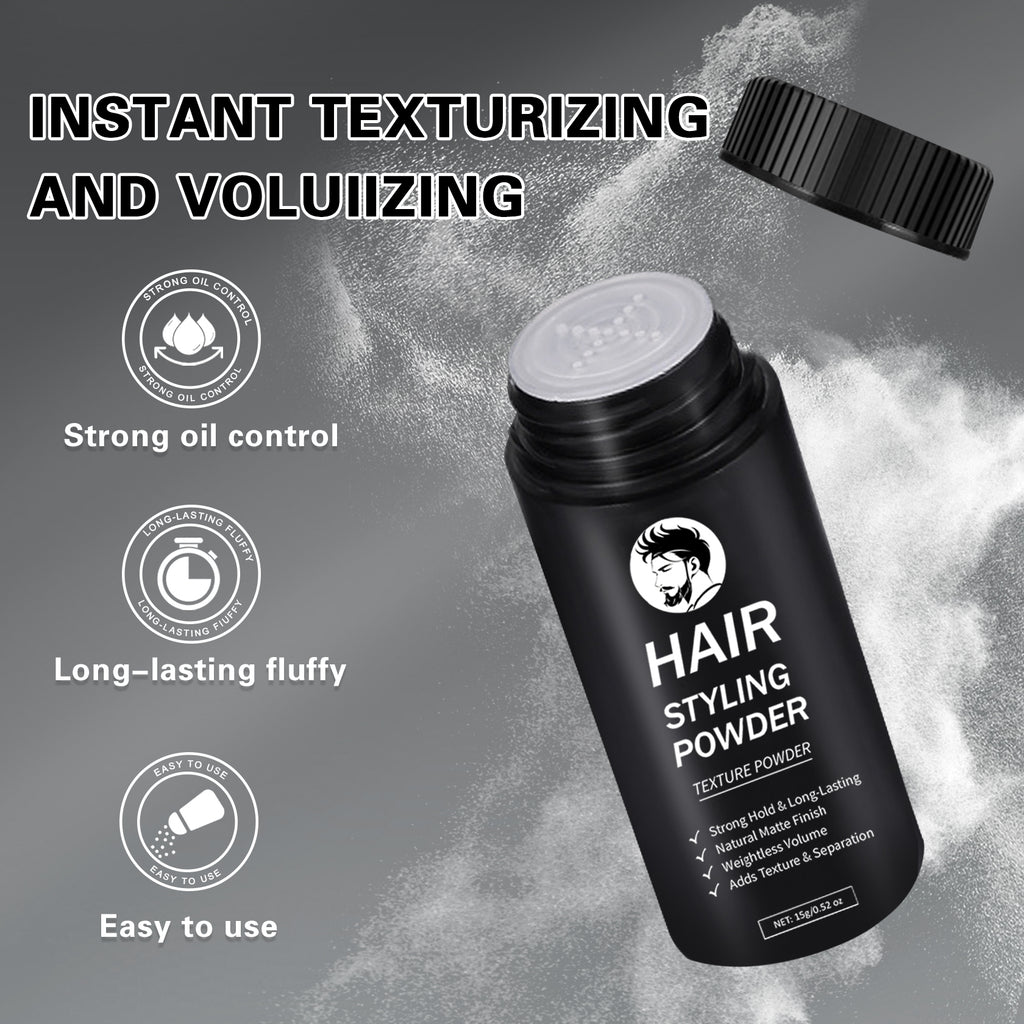QIUFSSE 2PCS Hair Texture Styling Powder