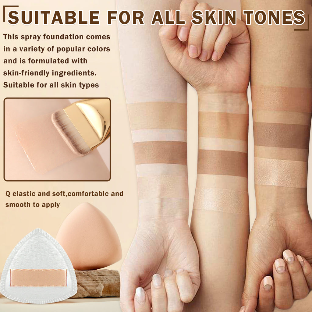 QIUFSSE AirBrush Foundation High Coverage Foundation