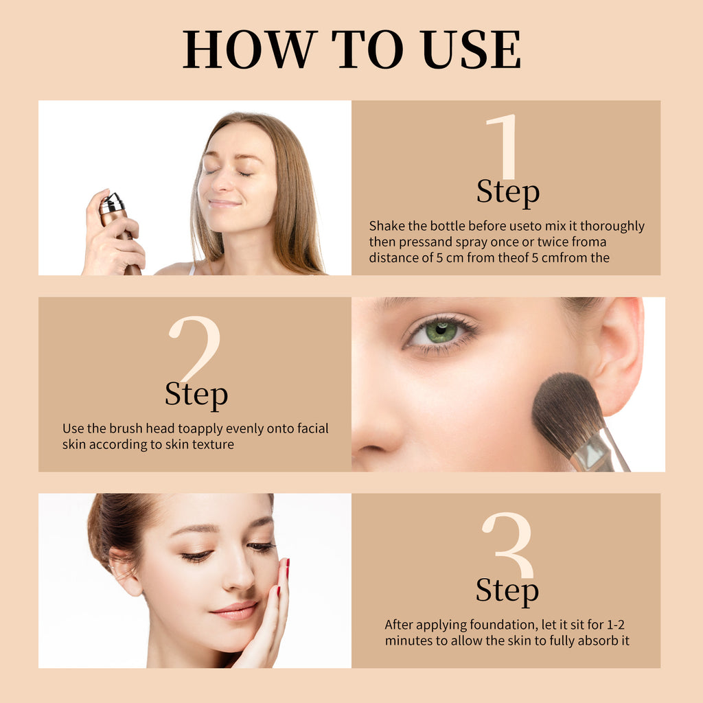 QIUFSSE Airbrush Foundation Spray