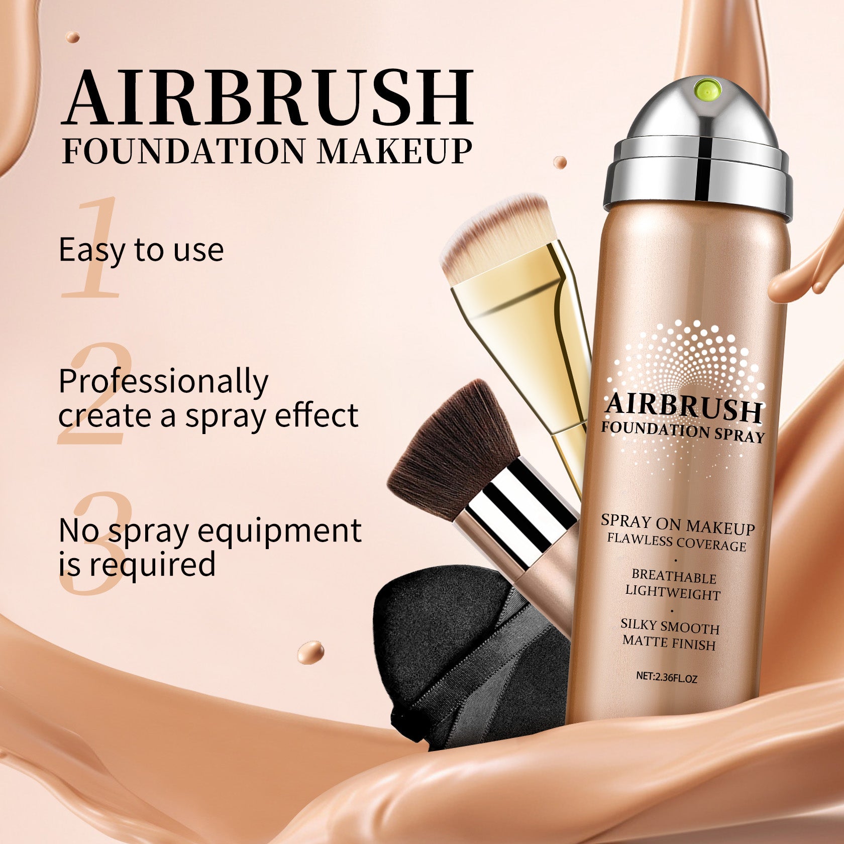 QIUFSSE Magic Minerals AirBrush Foundation