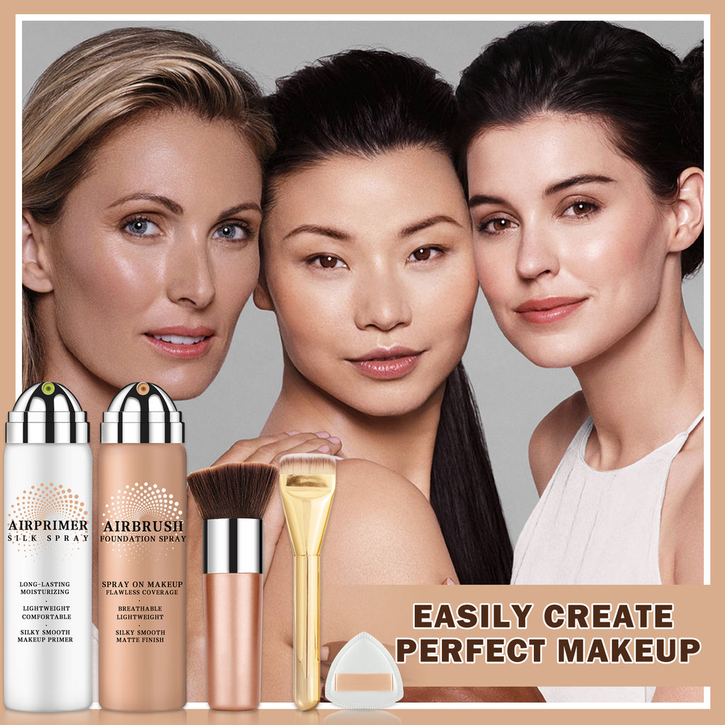 QIUFSSE AirBrush Foundation High Coverage Foundation
