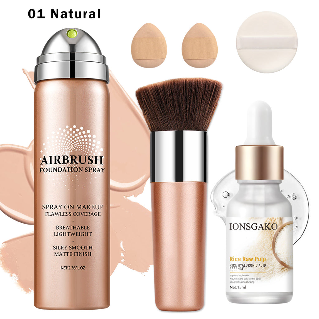 QIUFSSE AirBrush Full Coverage Matte Air Cushion Foundation