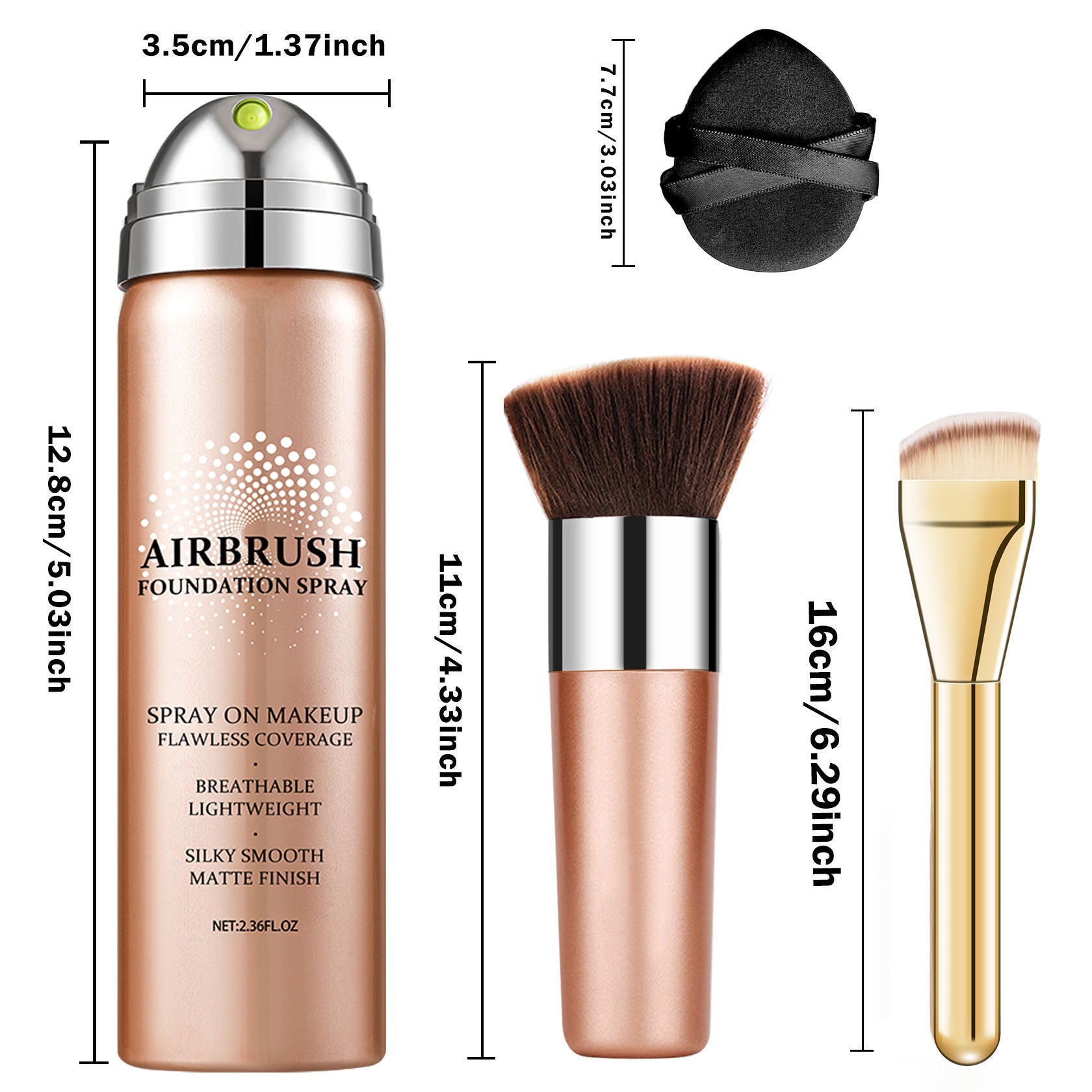 QIUFSSE Magic Minerals AirBrush Foundation